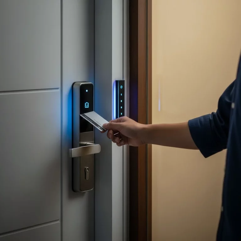 pasang smart door lock